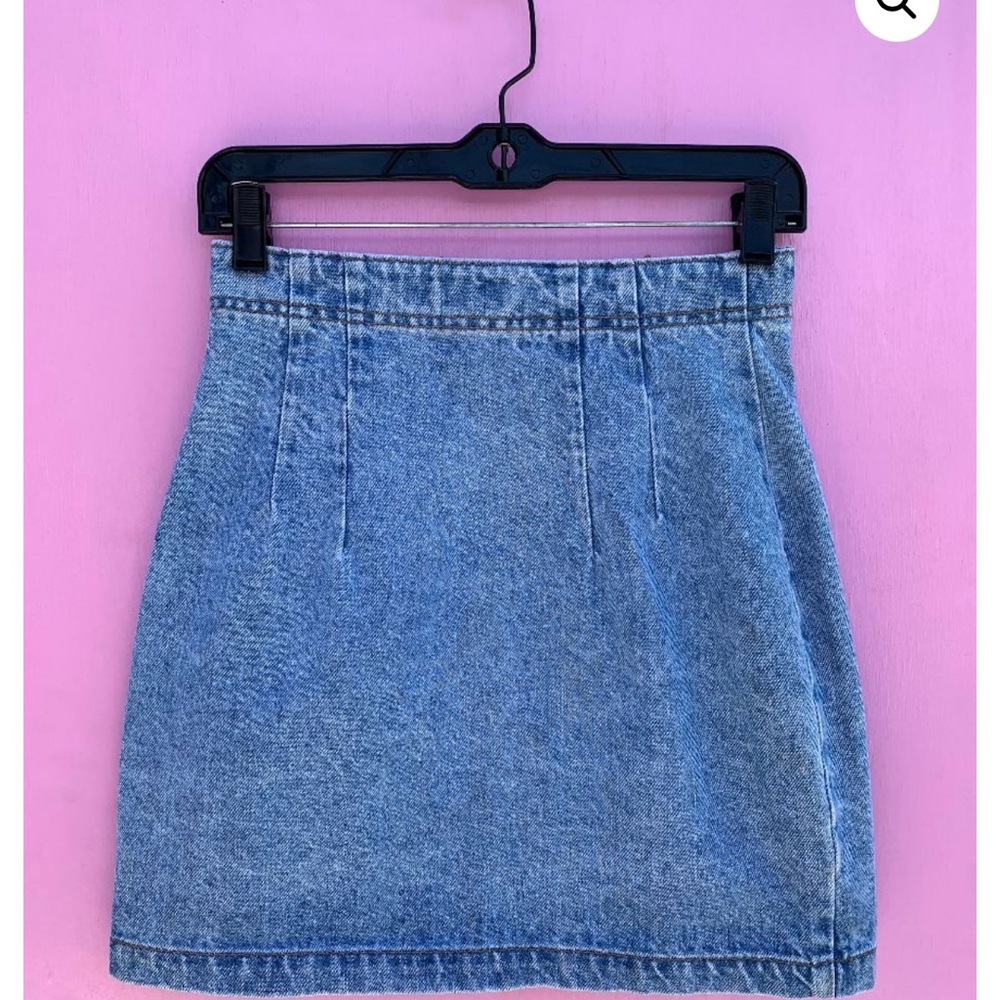 Guess by George Marciano vintage jean skirt size 28 Vintage - Picture 3 of 5
